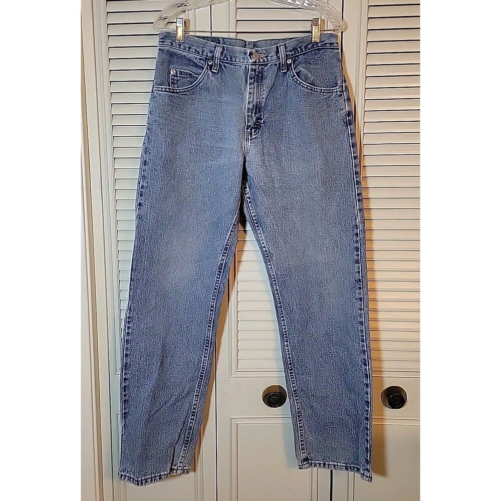 Vintage Wrangler Jeans Mens 34x31 Blue Medium Wash Relaxed Fit 1990s Y2k ~Cotton